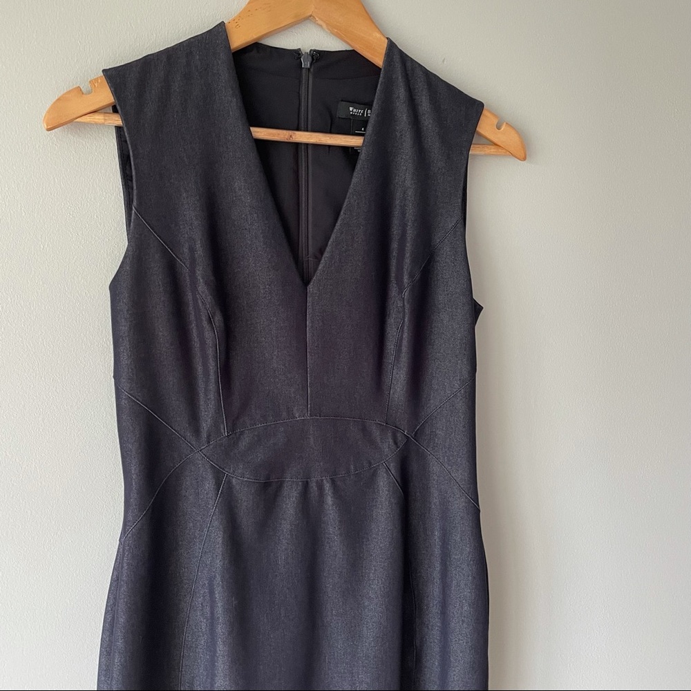 White House Black Market Denim Dress - Picture 2 of 8